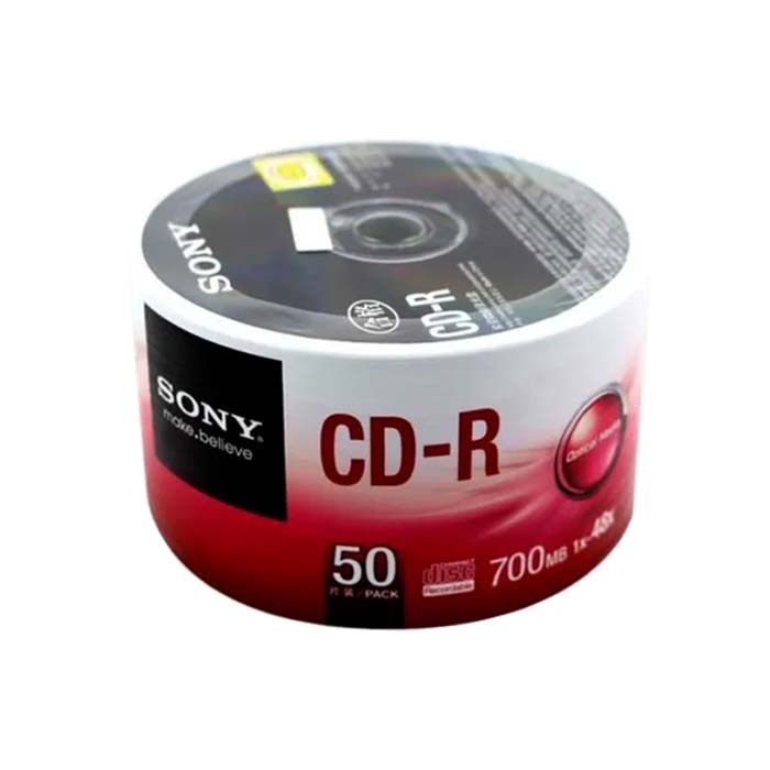 CD-R GRABABLE 700MB-48X CONO X 50 DISCOS SONY