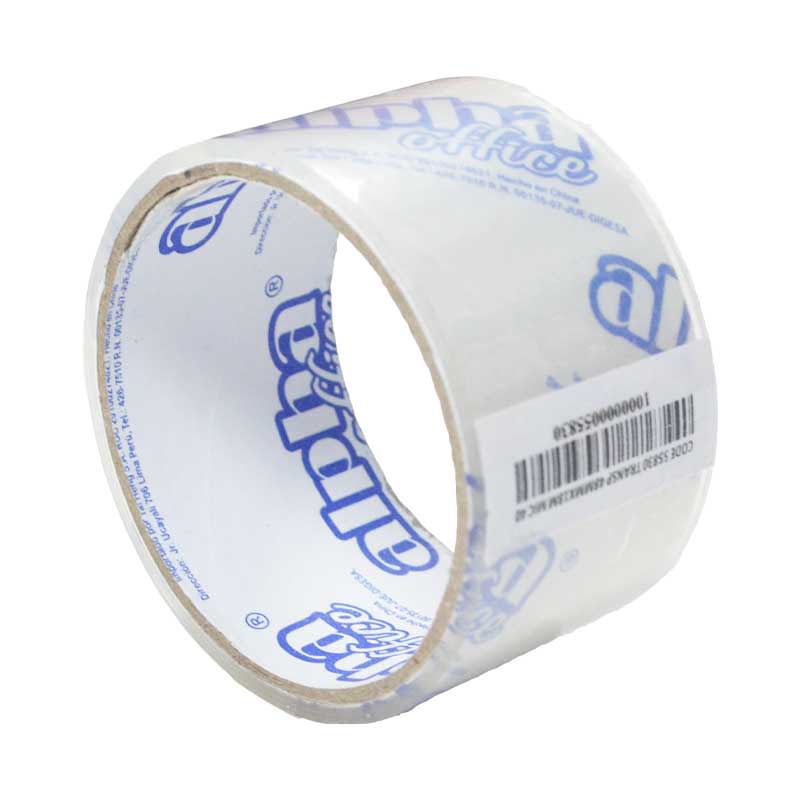 CINTA DE EMBALAJE TRANSPARENTE 48MM X 100M (2X110 YARDAS) X 36 UNID ALPHA