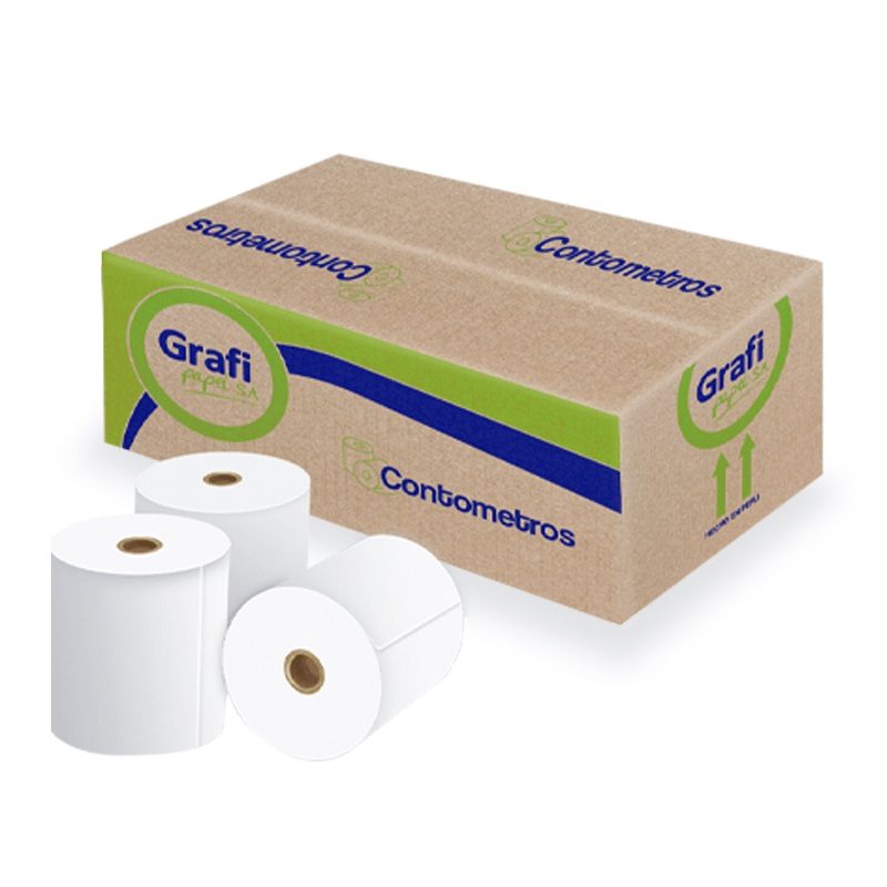 CONTOMETRO TERMICO 80X80X13 - 55 GR X 05 ROLLOS GRAFIPAPEL