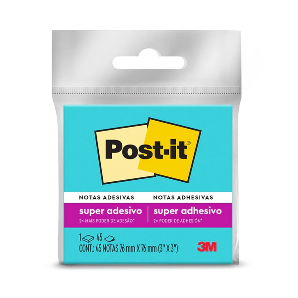NOTAS ADHESIVAS POST- IT 654 - 90 HOJAS AZUL 3M